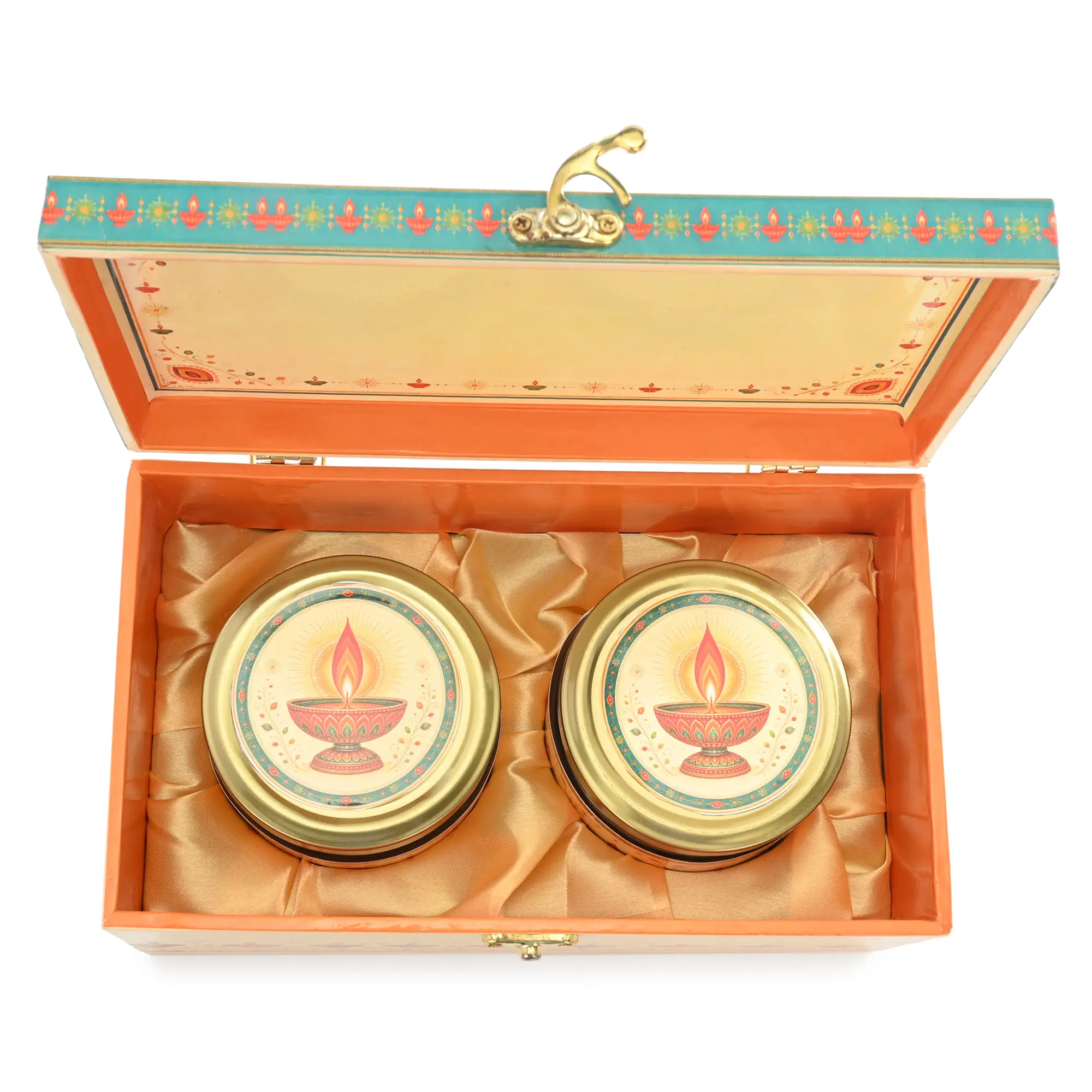 Jar Box – 2 Salsa Glass Jar of 350 ml each – Gloss Print – Deepak Design 01 – Set of 12 Boxes - Image 3
