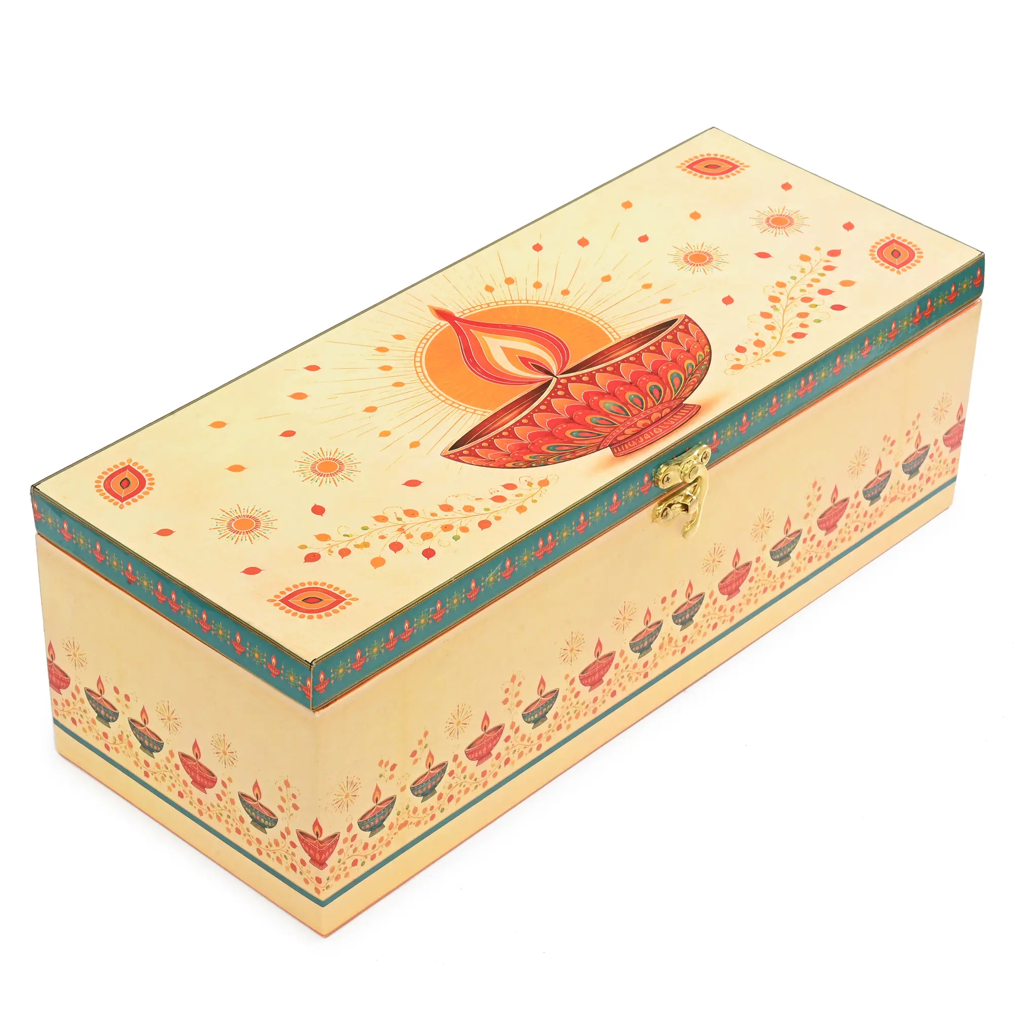 Jar Box – 3 Salsa Glass Jar of 350 ml each – Gloss Print – Deepak Design 01 – Set of 12 Boxes - Image 2