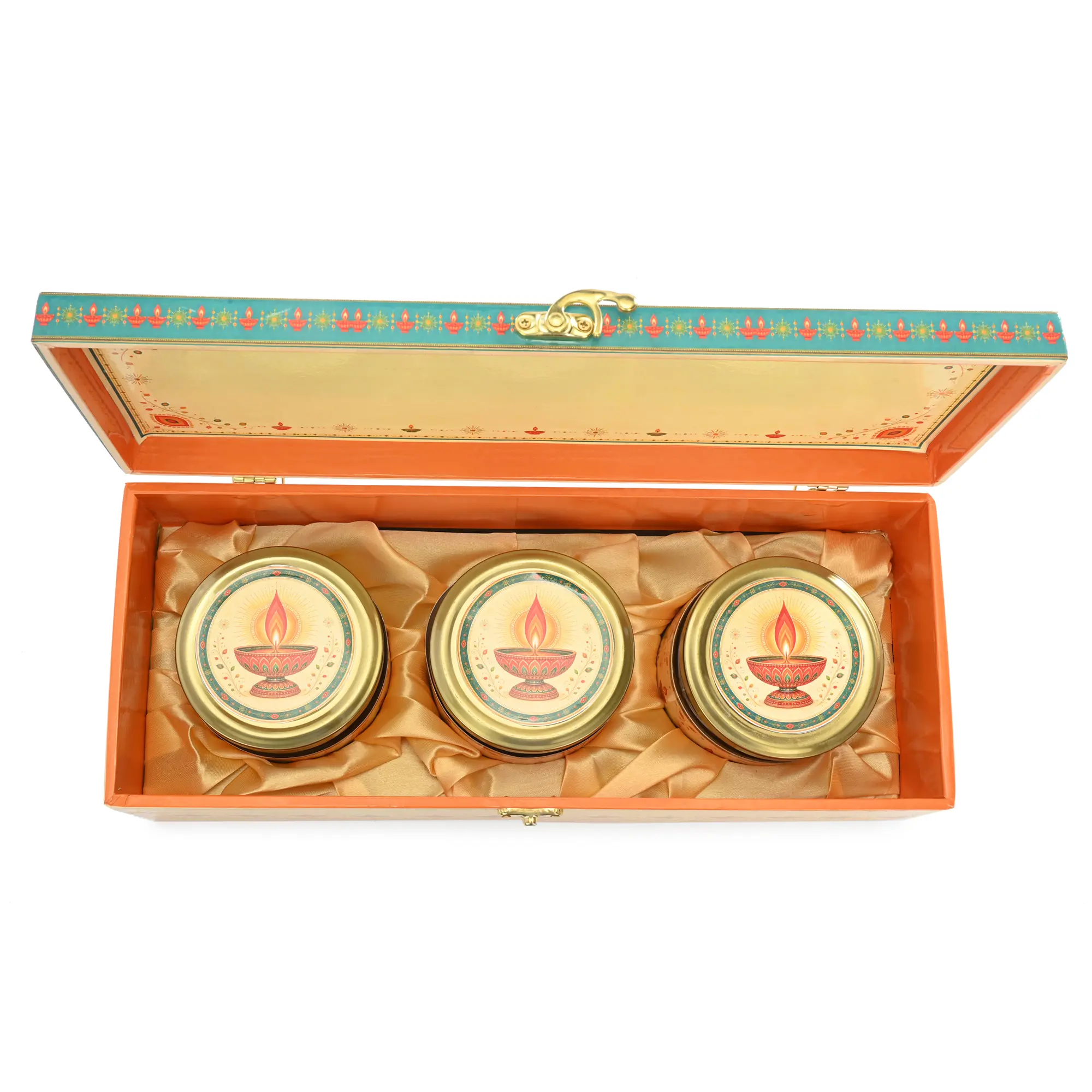 Jar Box – 3 Salsa Glass Jar of 350 ml each – Gloss Print – Deepak Design 01 – Set of 12 Boxes - Image 3