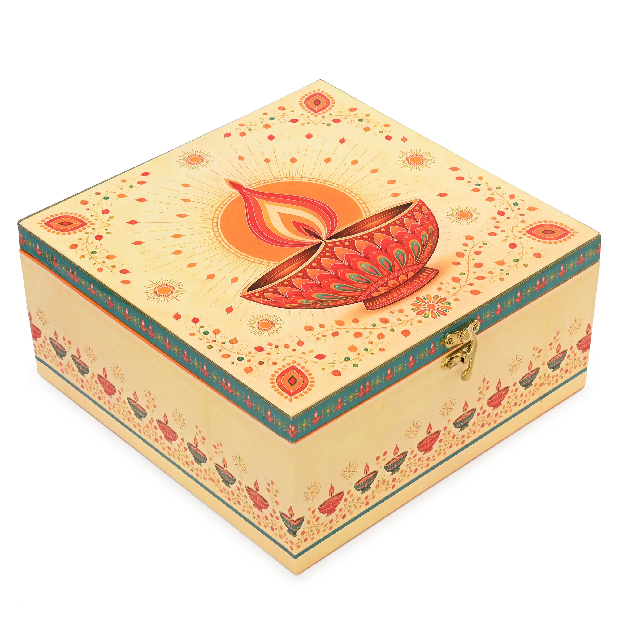 Jar Box – 4 Salsa Glass Jar of 350 ml each – Gloss Print – Deepak Design 01 – Set of 12 Boxes - Image 2